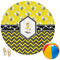 Buzzing Bee Round Beach Towel (Personalized)