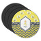 Buzzing Bee Round Coaster Rubber Back - Main