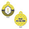 Buzzing Bee Round Pet ID Tag - Large - Approval