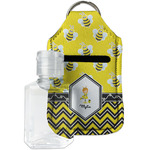 Buzzing Bee Hand Sanitizer & Keychain Holder (Personalized)