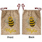 Buzzing Bee Santa Bag - Front and Back
