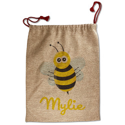 Buzzing Bee Santa Sack - Front (Personalized)