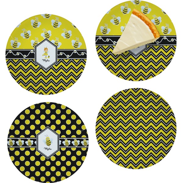 Buzzing Bee Set of Appetizer / Dessert Plates