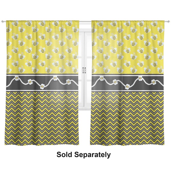 Buzzing Bee Sheer Curtains