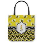 Buzzing Bee Canvas Tote Bag - Small - 13"x13" (Personalized)