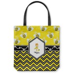 Buzzing Bee Canvas Tote Bag - Small - 13"x13" (Personalized)
