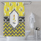 Buzzing Bee Shower Curtain Lifestyle