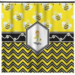 Buzzing Bee Shower Curtain - Custom Size (Personalized)