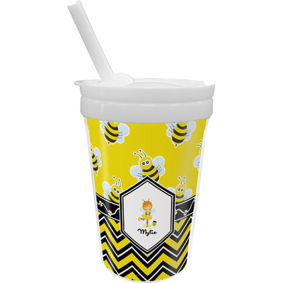 Buzzing Bee Sippy Cup with Straw (Personalized)