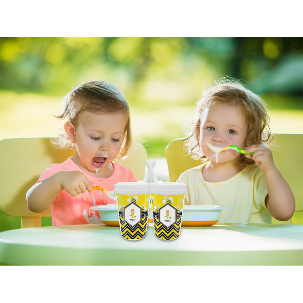 Buzzing Bee Sippy Cups w/Straw - LIFESTYLE