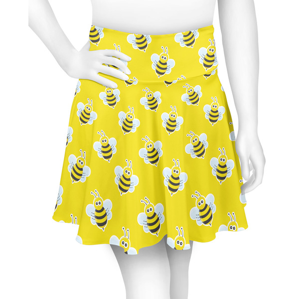 Custom Buzzing Bee Skater Skirt - Medium