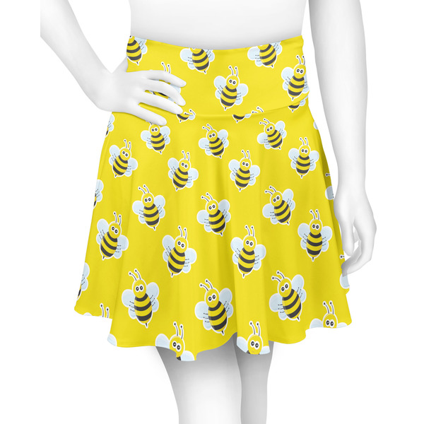 Custom Buzzing Bee Skater Skirt - X Small