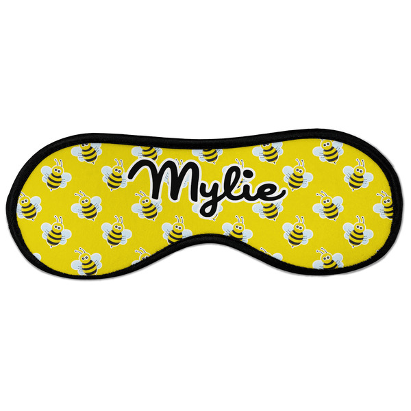 Custom Buzzing Bee Sleeping Eye Masks - Large (Personalized)