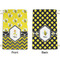Buzzing Bee Small Laundry Bag - Front & Back View