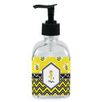Buzzing Bee Glass Soap & Lotion Bottle - Single Bottle (Personalized)
