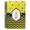 Buzzing Bee Spiral Journal Large - Front View