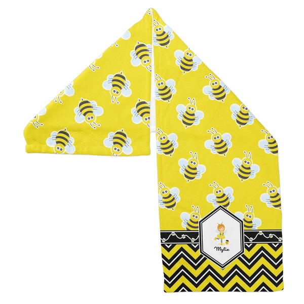 Buzzing Bee Sports Towel Folded - Both Sides Showing