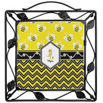 Buzzing Bee Square Trivet (Personalized)