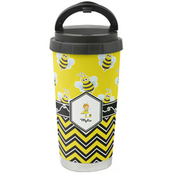 Buzzing Bee Stainless Steel Coffee Tumbler (Personalized)