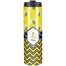 Buzzing Bee Stainless Steel Skinny Tumbler - 20 oz (Personalized)