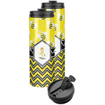 Buzzing Bee Stainless Steel Skinny Tumbler (Personalized)
