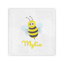 Buzzing Bee Standard Cocktail Napkins (Personalized)
