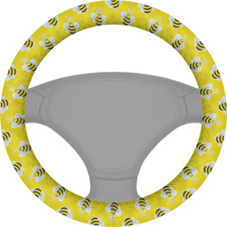 Buzzing Bee Steering Wheel Cover (Personalized)