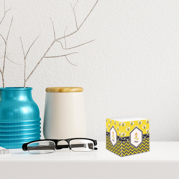 Buzzing Bee Sticky Note Cube - LIFESTYLE