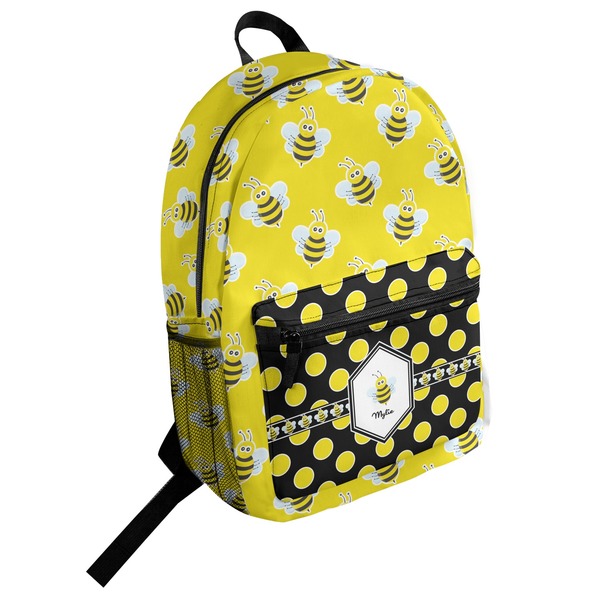 Custom Buzzing Bee Student Backpack (Personalized)