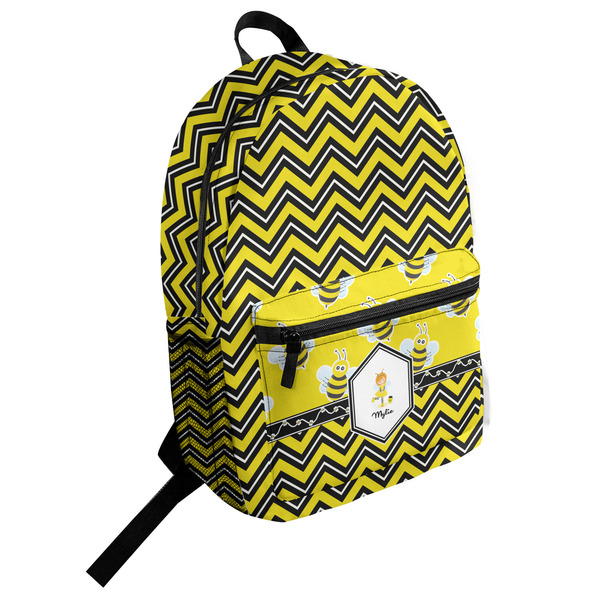 Custom Buzzing Bee Student Backpack (Personalized)
