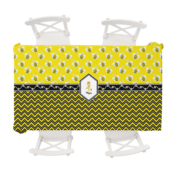 Custom Buzzing Bee Tablecloth - 58"x102" (Personalized)
