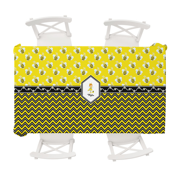 Custom Buzzing Bee Tablecloth - 58"x102" (Personalized)