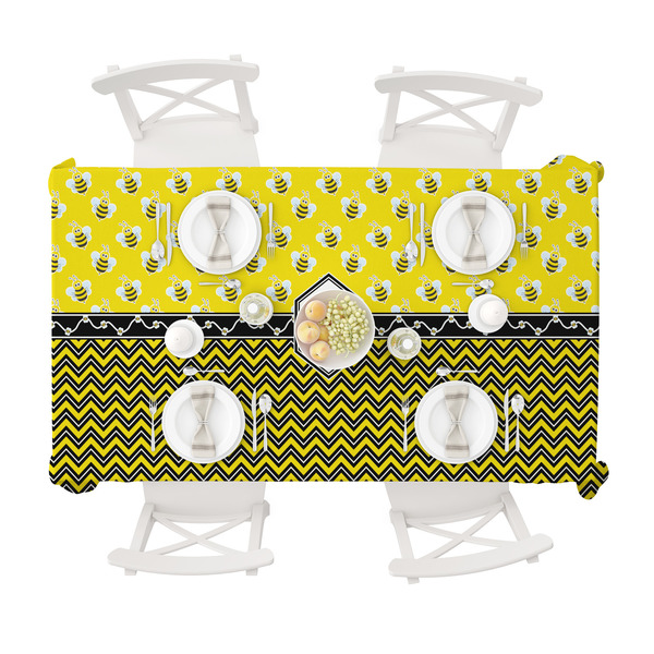 Buzzing Bee Tablecloths (58"x102") - TOP VIEW