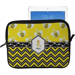 Buzzing Bee Tablet Case / Sleeve - Large (Personalized)