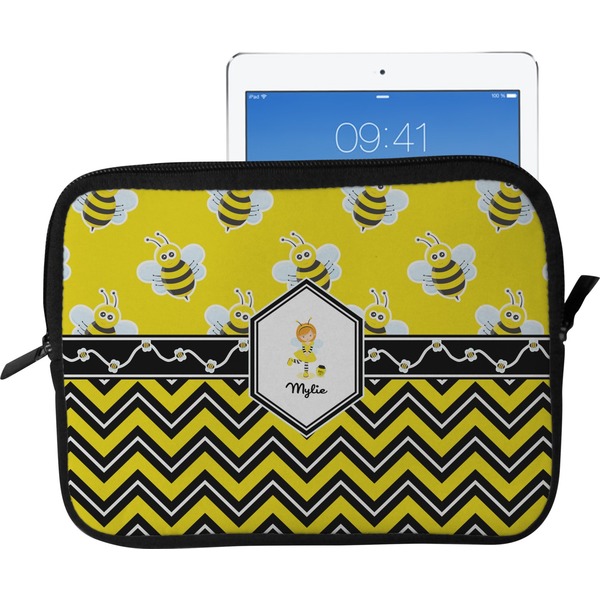 Custom Buzzing Bee Tablet Case / Sleeve - Large (Personalized)
