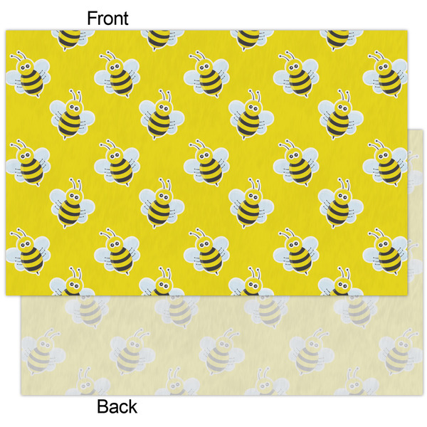Buzzing Bee Tissue Paper - Heavyweight - XL - Front & Back