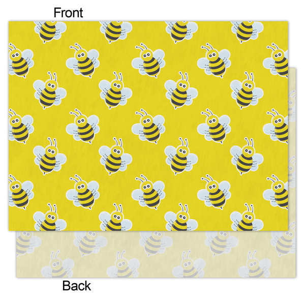 Buzzing Bee Tissue Paper - Lightweight - Medium - Front & Back