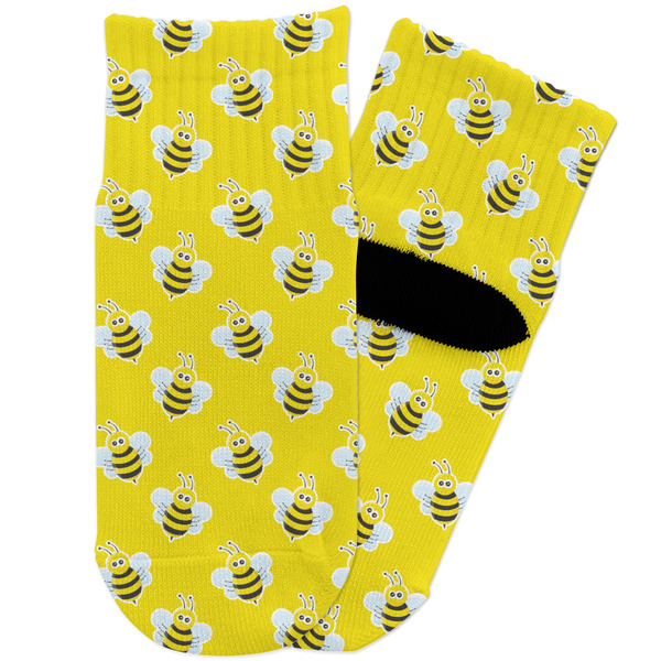 Custom Buzzing Bee Toddler Ankle Socks