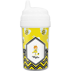 Buzzing Bee Toddler Sippy Cup (Personalized)