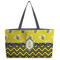 Buzzing Bee Beach Totes Bag - w/ Black Handles (Personalized)