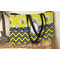 Buzzing Bee Tote w/Black Handles - Lifestyle View