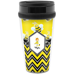 Buzzing Bee Acrylic Travel Mug without Handle (Personalized)