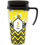 Buzzing Bee Acrylic Travel Mug with Handle (Personalized)