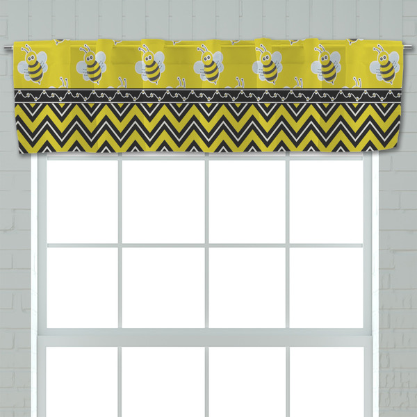 Buzzing Bee Valance - Closeup on window