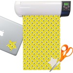 Buzzing Bee Sticker Vinyl Sheet (Permanent)
