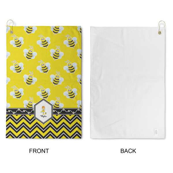 Buzzing Bee Waffle Weave Golf Towel - Approval