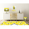 Buzzing Bee Wall Graphic Decal Wooden Desk