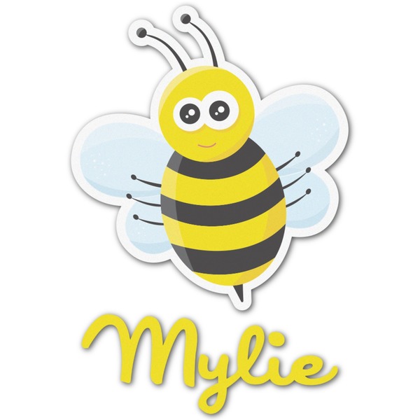Custom Buzzing Bee Graphic Decal - Medium (Personalized)