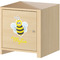 Buzzing Bee Wall Graphic on Wooden Cabinet