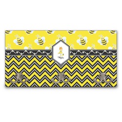 Buzzing Bee Wall Mounted Coat Rack (Personalized)